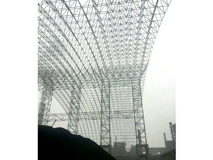 唐山煤棚料倉網架